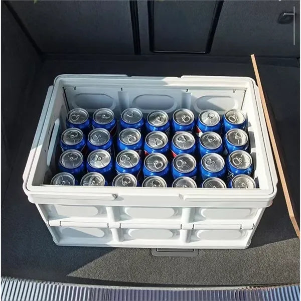 Collapsible Storage Bin with Lid
