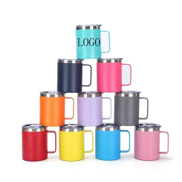 12oz Travel Mug with Lid 304 Stainless Steel Insulated Cup