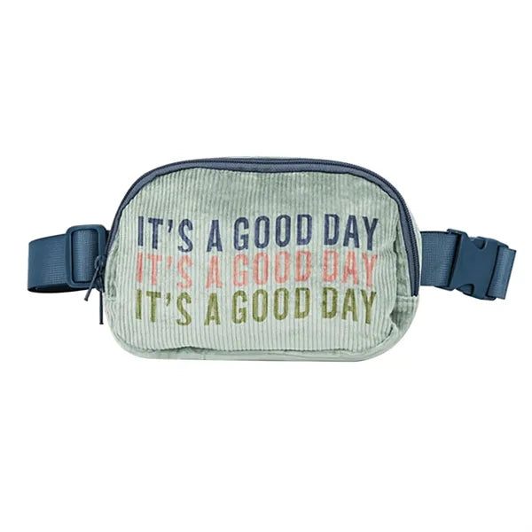 Corduroy Cross Body Fanny Bag