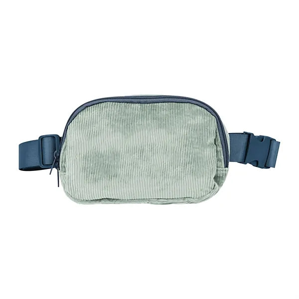 Corduroy Cross Body Fanny Bag