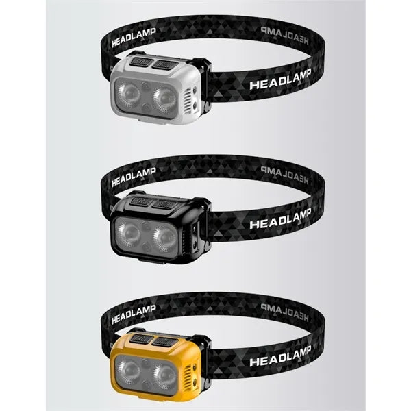 Rechargeable Sensor Headlamp with Bright LED Light