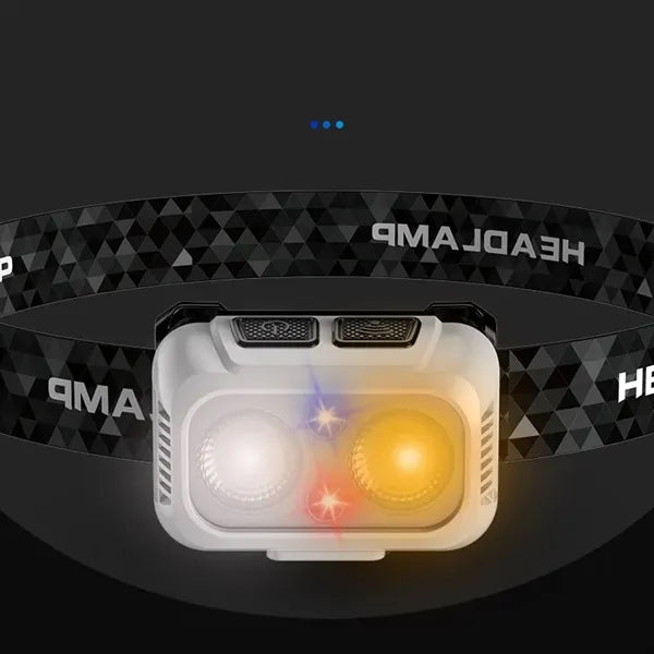 Rechargeable Sensor Headlamp with Bright LED Light