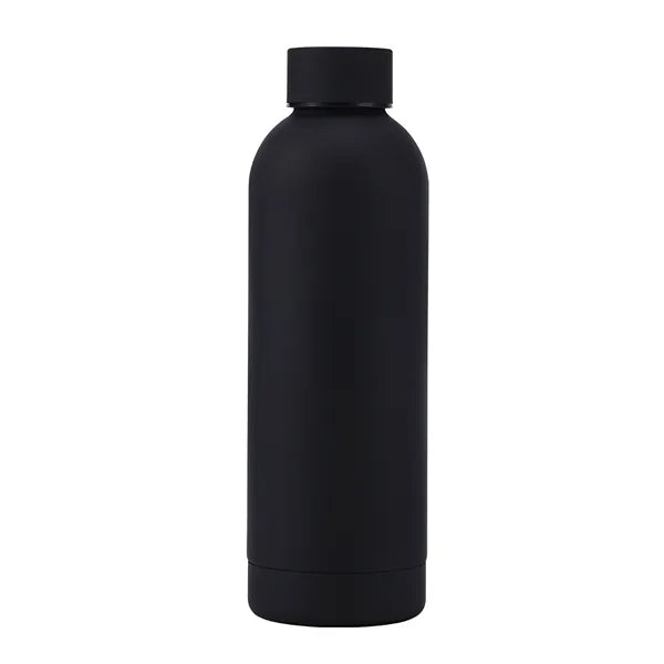 17 oz Rubber Paint Stainless Steel Water Bottle