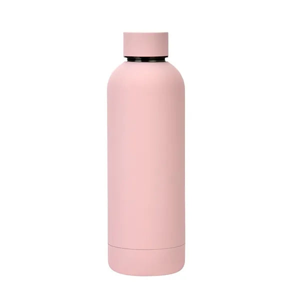 17 oz Rubber Paint Stainless Steel Water Bottle