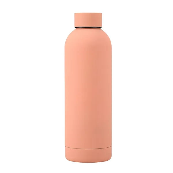17 oz Rubber Paint Stainless Steel Water Bottle