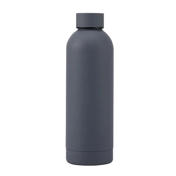 17 oz Rubber Paint Stainless Steel Water Bottle
