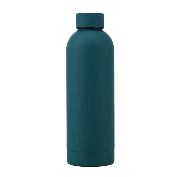 17 oz Rubber Paint Stainless Steel Water Bottle