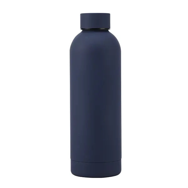 17 oz Rubber Paint Stainless Steel Water Bottle
