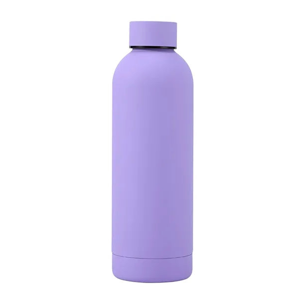 17 oz Rubber Paint Stainless Steel Water Bottle