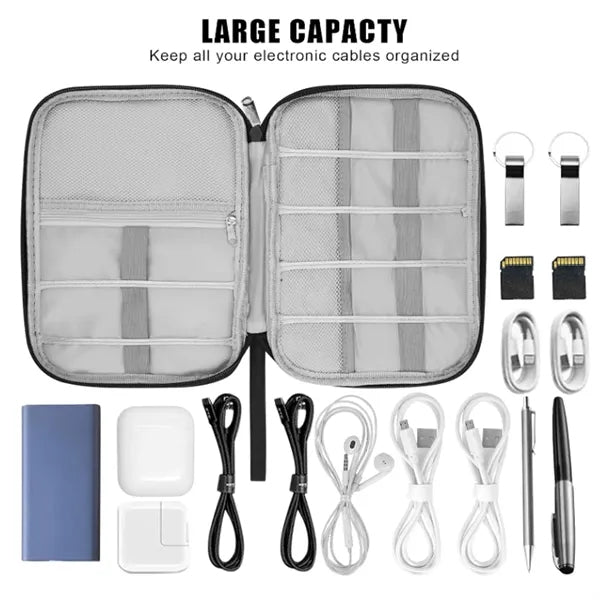 Durable Small Electronics Accessories Storage Bag