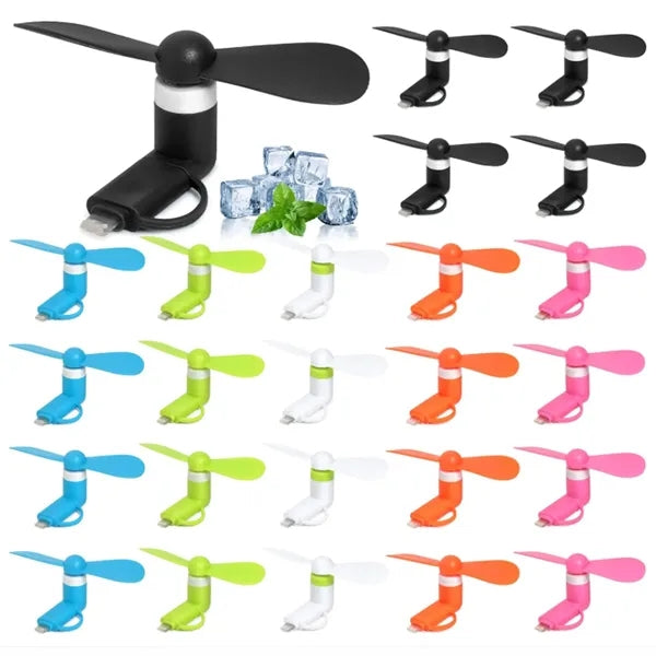 Mini Cell Phone 2-in-1 Fan