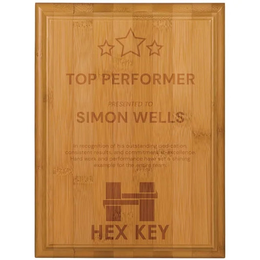 6" x 8" Bamboo Plaque