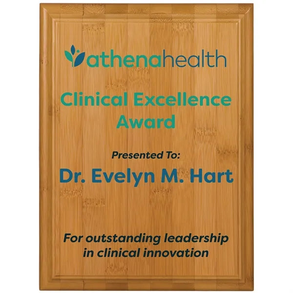 6" x 8" Bamboo Plaque