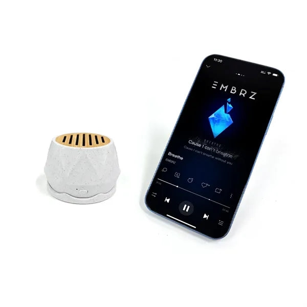 Eco Bamboo Wheat Straw Bluetooth Speaker with Magnetic Stand