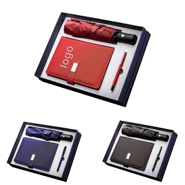 Umbrella Notebook Pen Business Gift Set