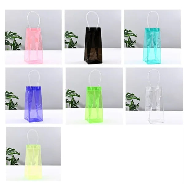 PVC Transparent Wine Gift Ice Bag