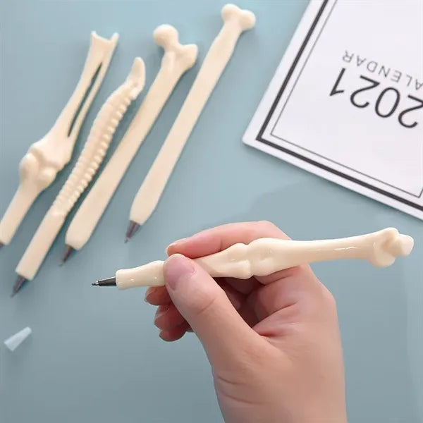 Bone shaped ballpoint pen