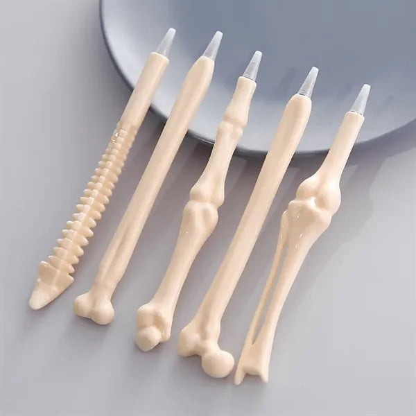 Bone shaped ballpoint pen