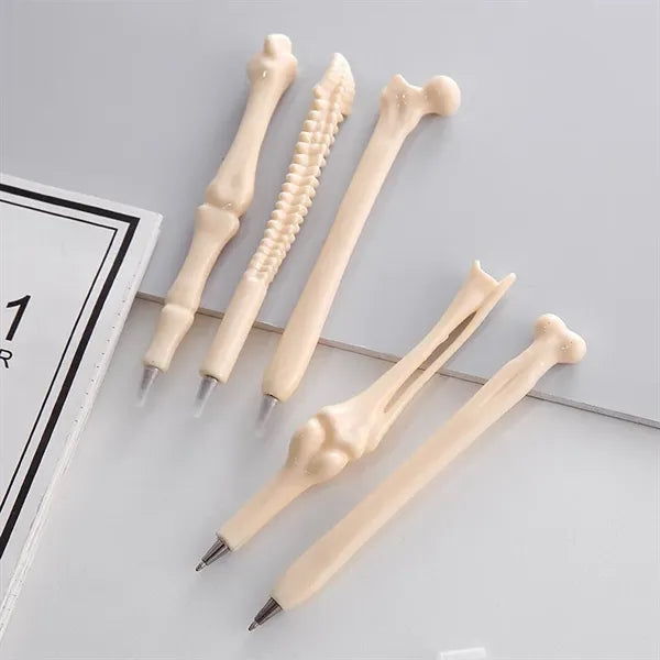 Bone shaped ballpoint pen