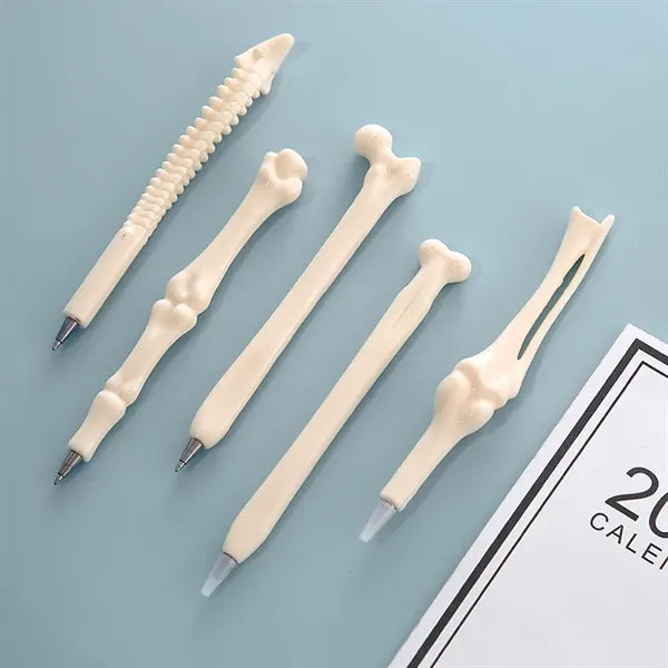 Bone shaped ballpoint pen