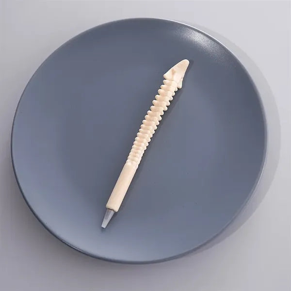 Bone shaped ballpoint pen