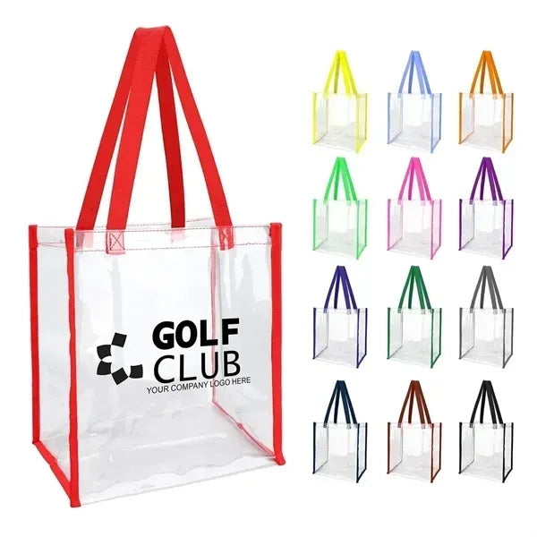 Clear PVC Stadium Approved Tote Bag for Events