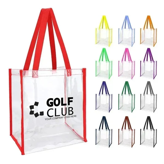 Clear PVC Stadium Approved Tote Bag for Events
