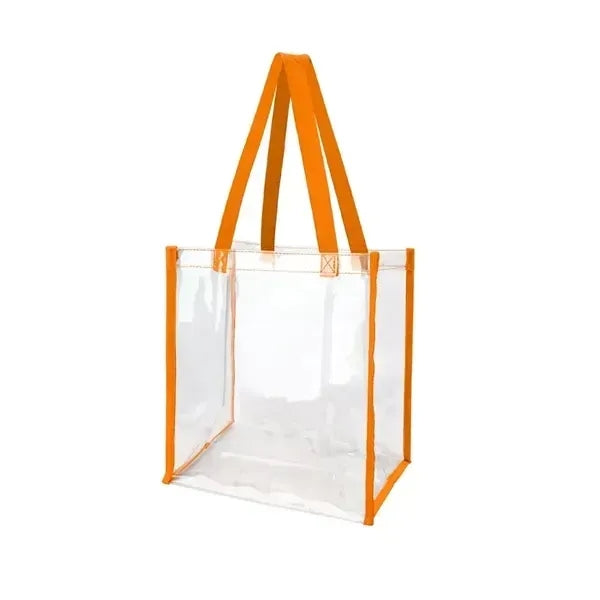 Clear PVC Stadium Approved Tote Bag for Events