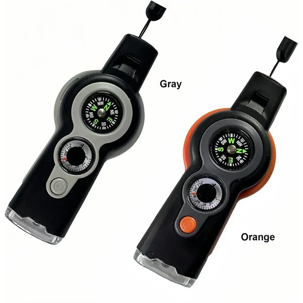 7-in-1 Loud Multiple Survival Whistle Tools