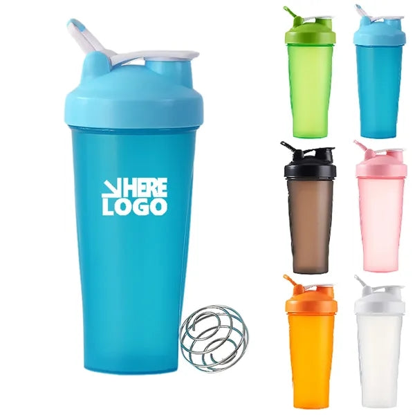20 OZ. Plastic Sports Shaker Cup With Mixer Ball