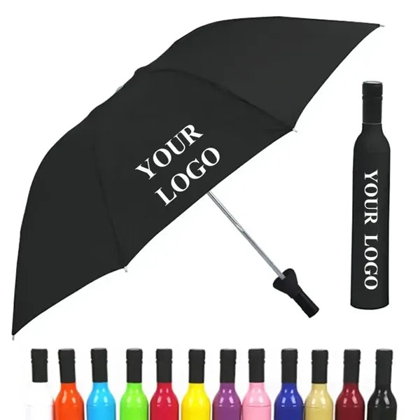 Portable UV Blocker Wine Bottle Umbrella, Travel Gift