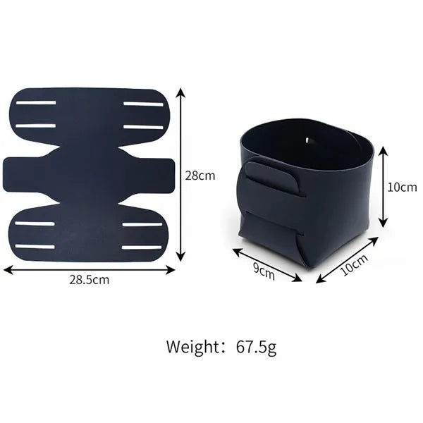 Foldable Leather Storage Cylinder