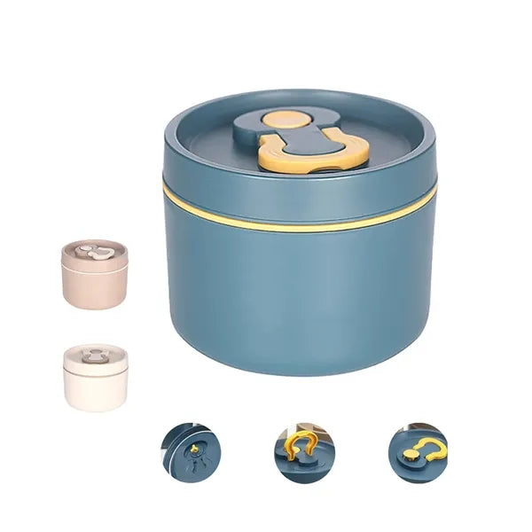 20oz Microwaveable Stainless Steel Lunch Box