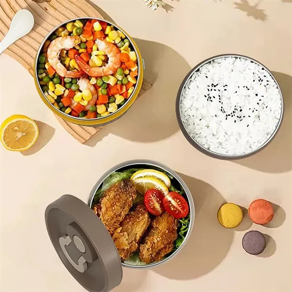 20oz Microwaveable Stainless Steel Lunch Box