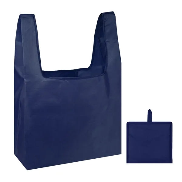 Foldable Polyester Shopping Grocery Tote Bag
