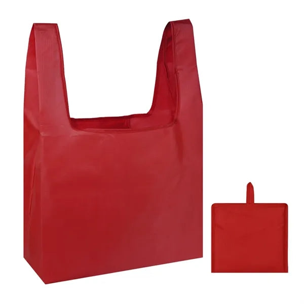 Foldable Polyester Shopping Grocery Tote Bag