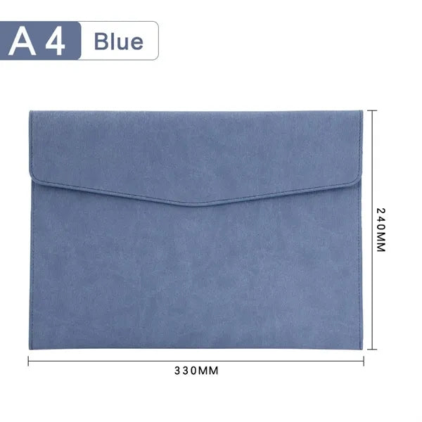 PU Leather A4 Document File Folder