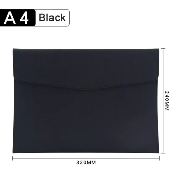 PU Leather A4 Document File Folder