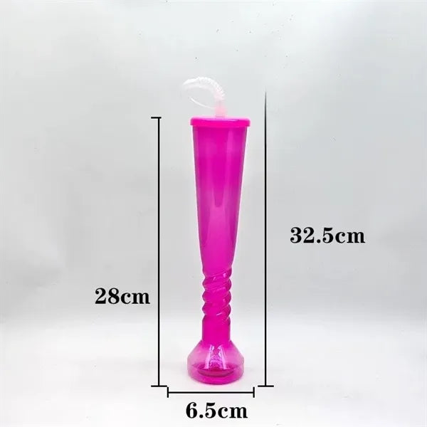 18oz Twist Styles Beach Straw Cups
