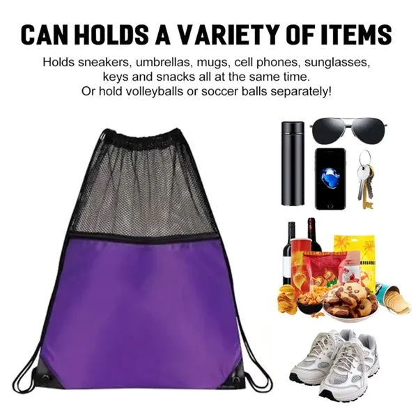 Ripstop Travel Drawstring Backpack