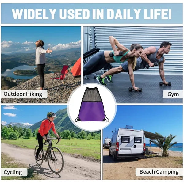 Ripstop Travel Drawstring Backpack