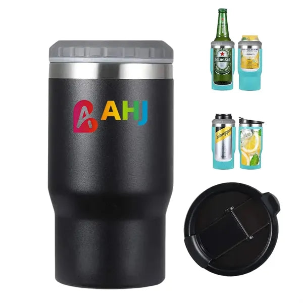 Stainless Steel 4-in-1 Can Cooler and Tumbler