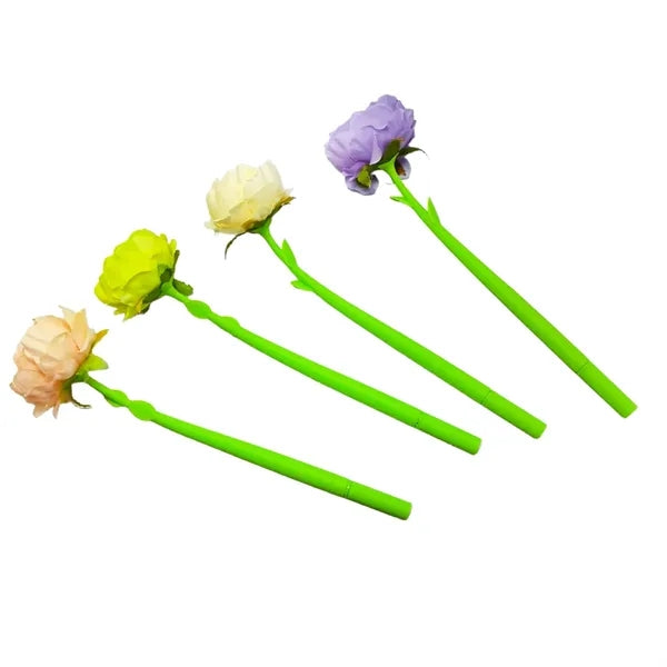 Silicone Flower Pen