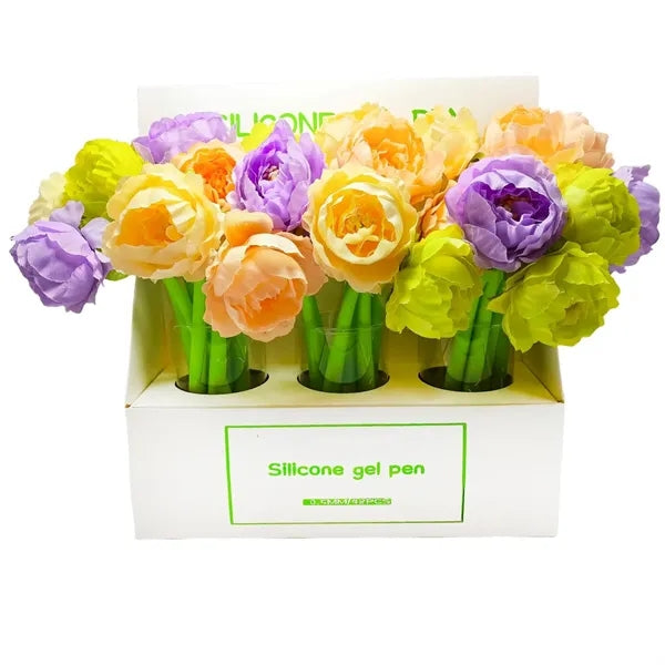 Silicone Flower Pen