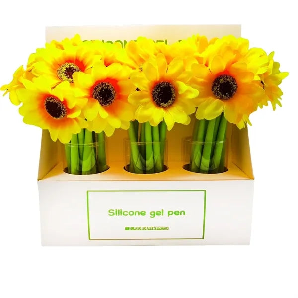 Silicone Flower Pen
