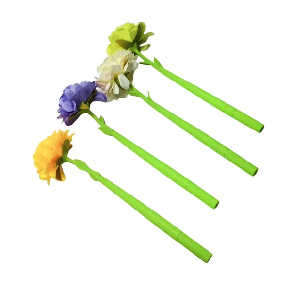 Silicone Flower Pen