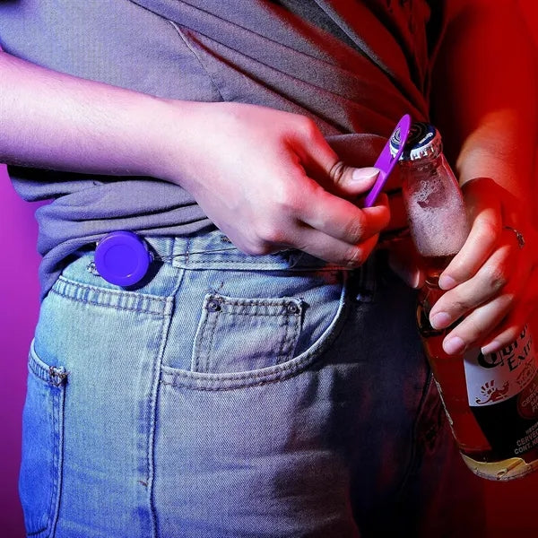 Retractable Easy pull Bottle Opener Keychain