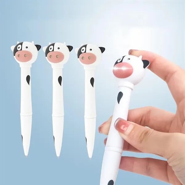 LED Multifunctional Sound and Light Cartoon Cow Pen