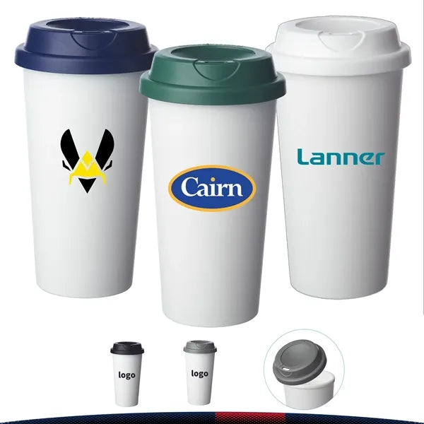 16 oz. Yolu Plastic Coffee Tumbler