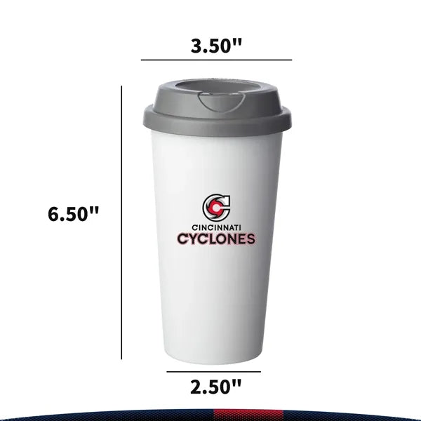 16 oz. Yolu Plastic Coffee Tumbler